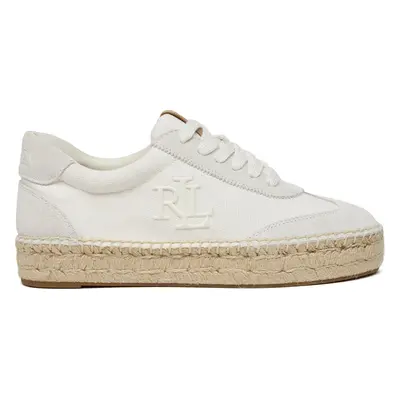 Espadrilky LAUREN RALPH LAUREN Luize 802959230001 Bílá