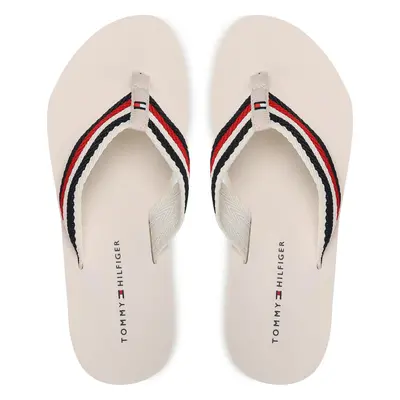 Žabky Tommy Hilfiger Essential Comfort FW0FW07147 Écru