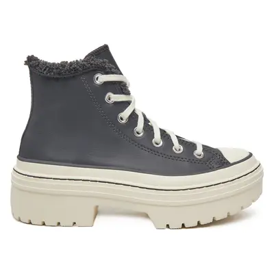 Plátěnky Converse Chuck Taylor All Star Lugged Heel Sherpa A10152C 094 Tmavomodrá