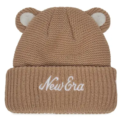 Čepice New Era Teddy Bear Ears Cuff Knit Beanie 60580864 Hnědá