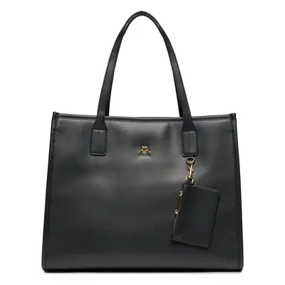 Kabelka Tommy Hilfiger Th City Tote AW0AW15690 Černá