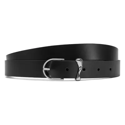 Dámský pásek Calvin Klein Ck Must Organic Loop Belt 25mm K60K613234 Černá