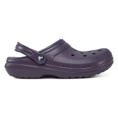 Nazouváky Crocs Classic Lined Clog 203591 Fialová