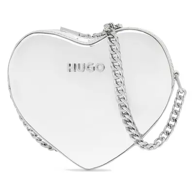 Kabelka HUGO Love Crossbody-L 50536119 Stříbrná