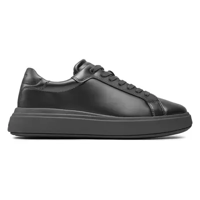 Sneakersy Calvin Klein Low Top Lace Up Shine HM0HM01390 Černá