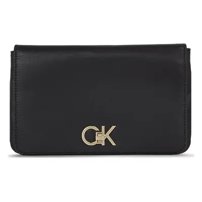 Kabelka Calvin Klein Re-Lock Double Gusett Xbody K60K611531 Černá