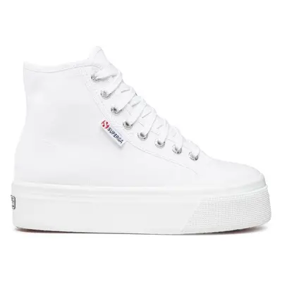 Sneakersy Superga Hi Top 2708 S41273W Bílá