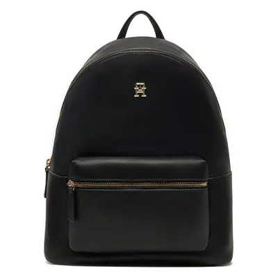 Batoh Tommy Hilfiger Th Logotape Backpack AW0AW17163 Černá