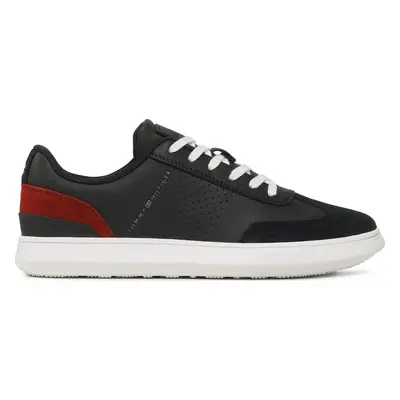 Sneakersy Tommy Hilfiger Corporate Seasonal Cup Leather FM0FM04491 Tmavomodrá