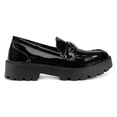 Loafersy DeeZee CM240510-1 Černá