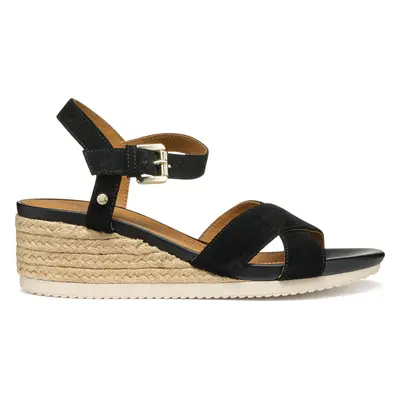 Espadrilky Geox D Ischia Corda D55HHB 00020 C9999 Černá