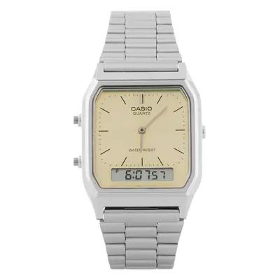 Hodinky Casio Vintage AQ-230A-9AMQYES Stříbrná