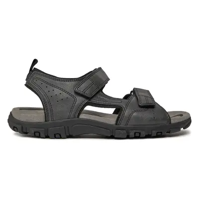 Sandály Geox Uomo Sandal Strada U4524B 000ME C9999 Černá