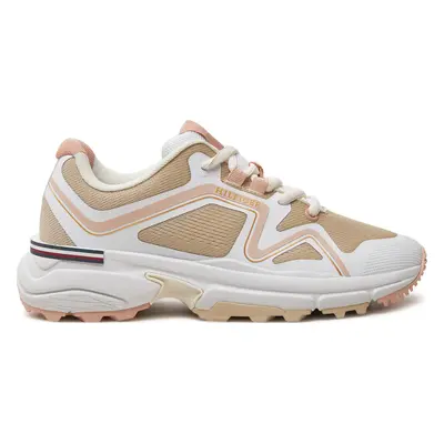 Sneakersy Tommy Hilfiger Womens Trail Runner FW0FW08202 Béžová