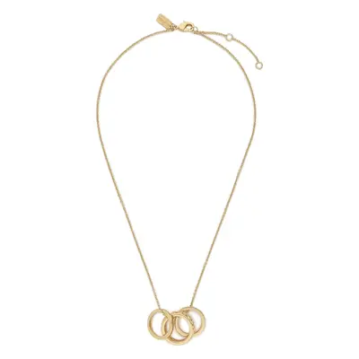 Náhrdelník Coach Signature Openwork Pendant Necklace 37422694GLD710 Zlatá