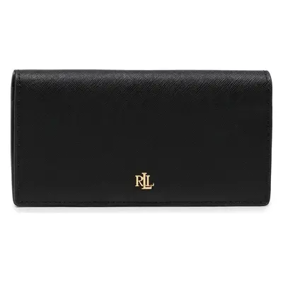 Velká dámská peněženka Lauren Ralph Lauren Slim Wallet Wlt Med 432802917009 Černá