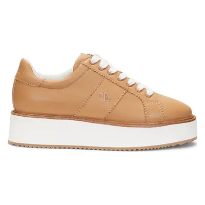 Sneakersy Lauren Ralph Lauren Amelia 802943023001 Hnědá