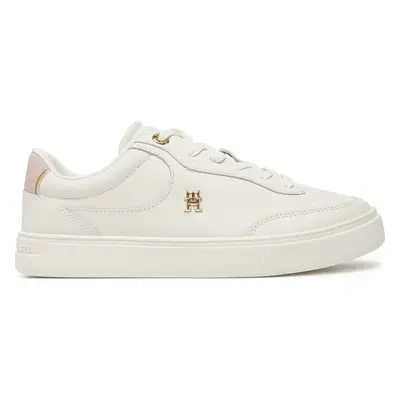 Sneakersy Tommy Hilfiger Essential Chic Court Sneaker FW0FW08322 Bílá