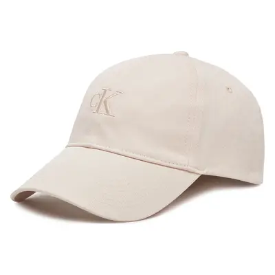 Kšiltovka Calvin Klein Jeans Embroidered Monogram Cap LV04K5024G Růžová