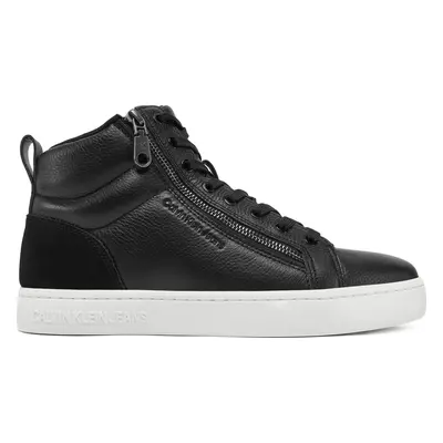 Sneakersy Calvin Klein Jeans Classic Cupsole Zip Mid In YM0YM01156 Černá