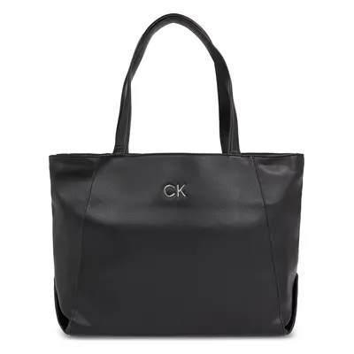 Kabelka Calvin Klein Ck Daily Shopper Medium Pebble K60K611766 Černá