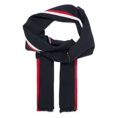 Šál Tommy Hilfiger Th Monotype Scarf AM0AM12058 Tmavomodrá