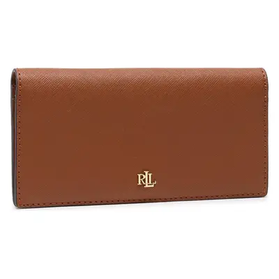 Velká dámská peněženka Lauren Ralph Lauren Slim Wallet 432802917010 Hnědá