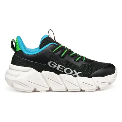 Sneakersy Geox J Flexyper Fast J46N1A 0149J C9997 S Černá