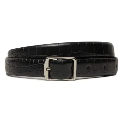 Dámský pásek Calvin Klein Slim Sqr Buckle Belt 2.0 K60K612632 Černá