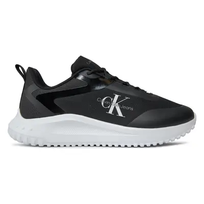 Sneakersy Calvin Klein Jeans Eva Runner Low Lace Ml Mix YM0YM00968 Šedá