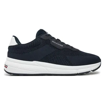 Sneakersy Tommy Hilfiger Lightweight Rwb Knit FM0FM05423 Tmavomodrá