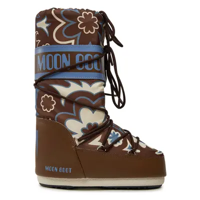 Sněhule Moon Boot Mb Icon Flower 80D1402940 Hnědá