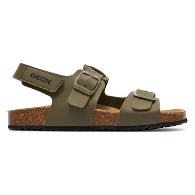 Sandály Geox J Ghita Boy J358LD 000BC C3009 D Khaki