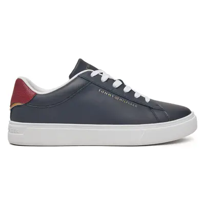 Sneakersy Tommy Hilfiger Essential Court Sneaker FW0FW08320 Tmavomodrá