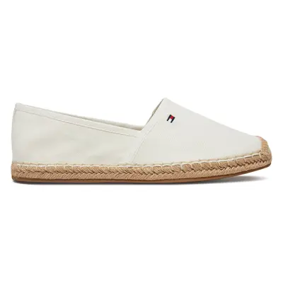 Espadrilky Tommy Hilfiger Flag Canvas Espadrille FW0FW08541 Écru