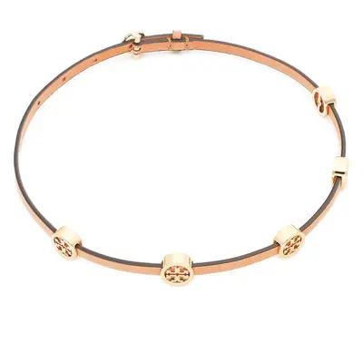 Náramek Tory Burch Miller Double-Wrap Bracelet 82720 Hnědá