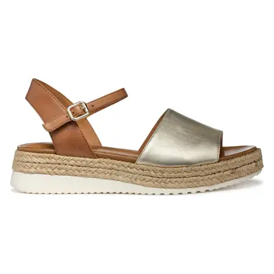 Espadrilky Geox D Eolie D55SRC 0Y243 C2L5F Zlatá