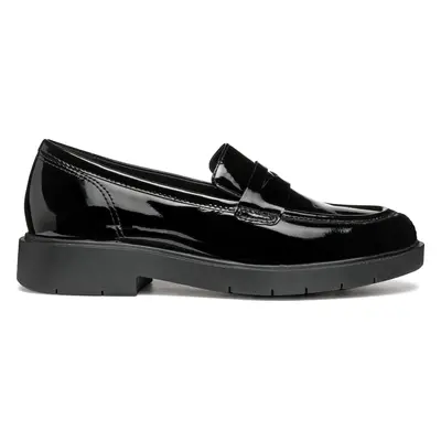 Loafersy Geox D Spherica Ec1 D46QRC 00066 C9999 Černá