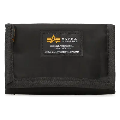 Velká pánská peněženka Alpha Industries Crew Wallet 196928 Černá