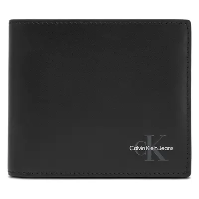 Velká pánská peněženka Calvin Klein Jeans Mono Logo Bifold LV04G1030G Černá