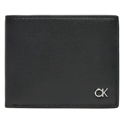 Malá pánská peněženka Calvin Klein Metal Ck Bifold 6Cc K50K512289 Černá