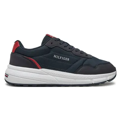 Sneakersy Tommy Hilfiger Faston Mix Ess FM0FM05141 Tmavomodrá