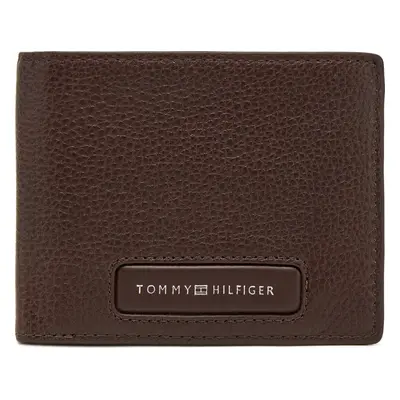 Velká pánská peněženka Tommy Hilfiger Th Monogram Mini Cc Wallet AM0AM13251 Hnědá