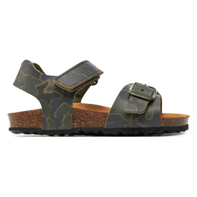 Sandály Geox J Ghita Boy J028LB 00004 C0837 M Khaki