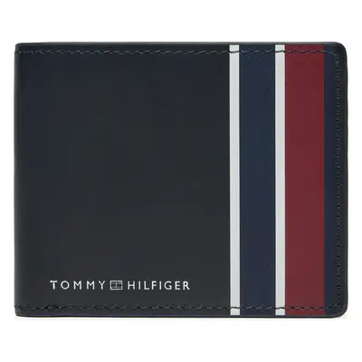 Malá pánská peněženka Tommy Hilfiger Th Corp Mini Cc AM0AM12779 Tmavomodrá