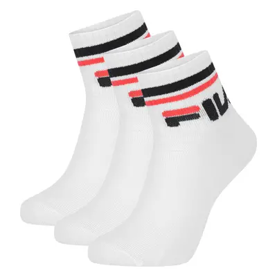 Ponožky Fila F9398-AW24 (3-pack) Bílá