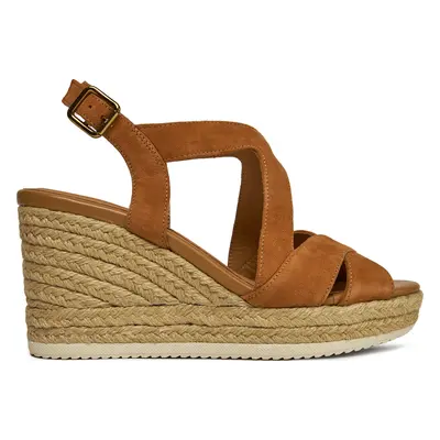 Espadrilky Geox D Ponza D35GVC 00021 C6001 Hnědá