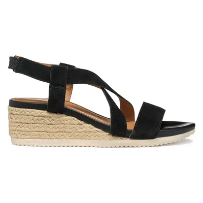 Espadrilky Geox D Ischia Corda D55HHA 00022 C9999 Černá