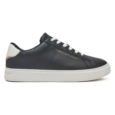 Sneakersy Tommy Hilfiger Essential Court Sneaker FW0FW08320 Černá