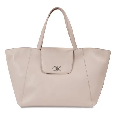 Kabelka Calvin Klein Re-Lock Shopper W/Flap K60K611052 Šedá